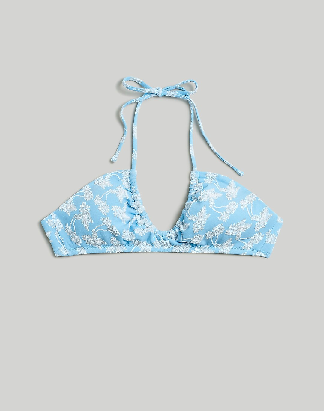Halter String Bikini Top in Floral | Madewell