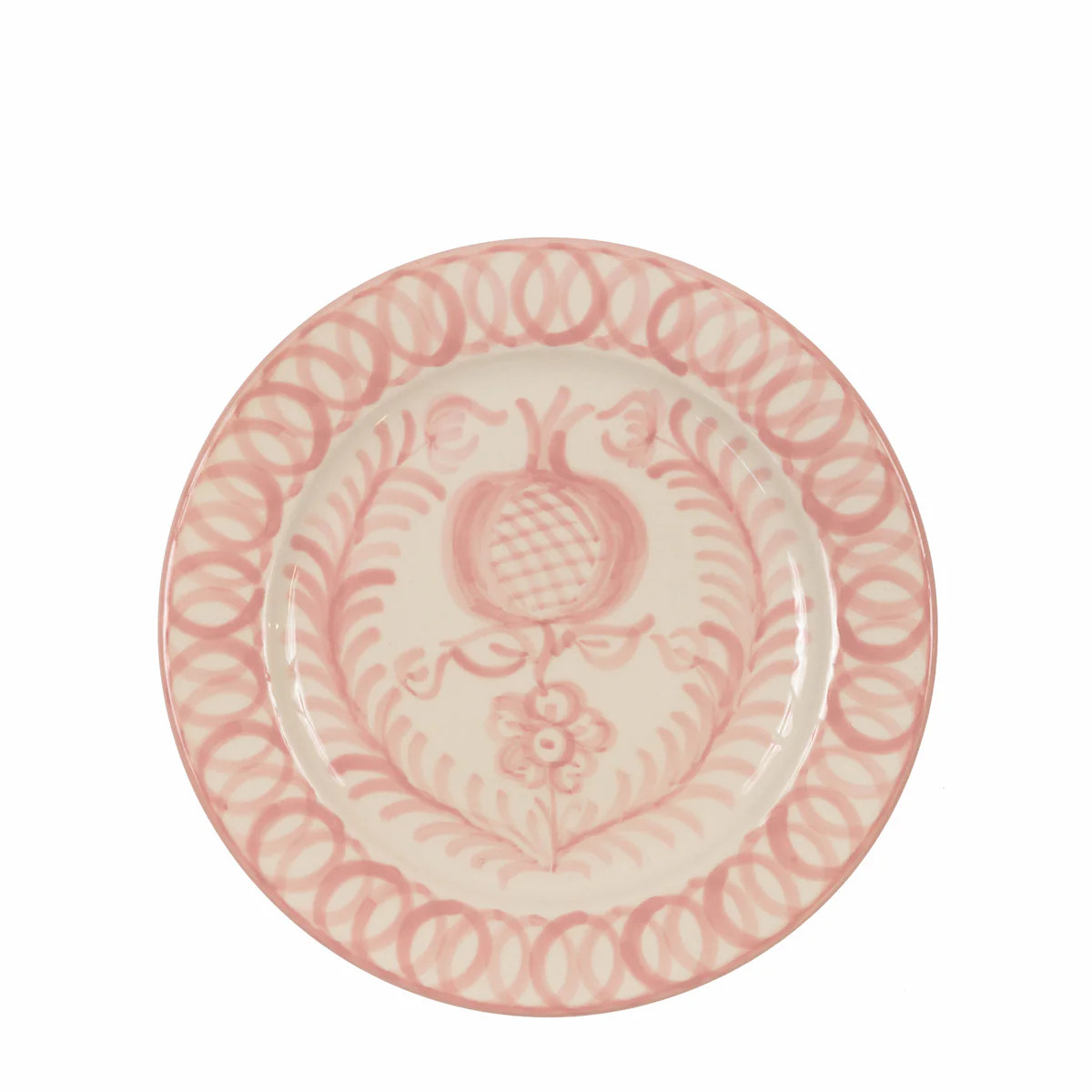 Pomegranate Tree Dinner Plate, Pink | Blue Print
