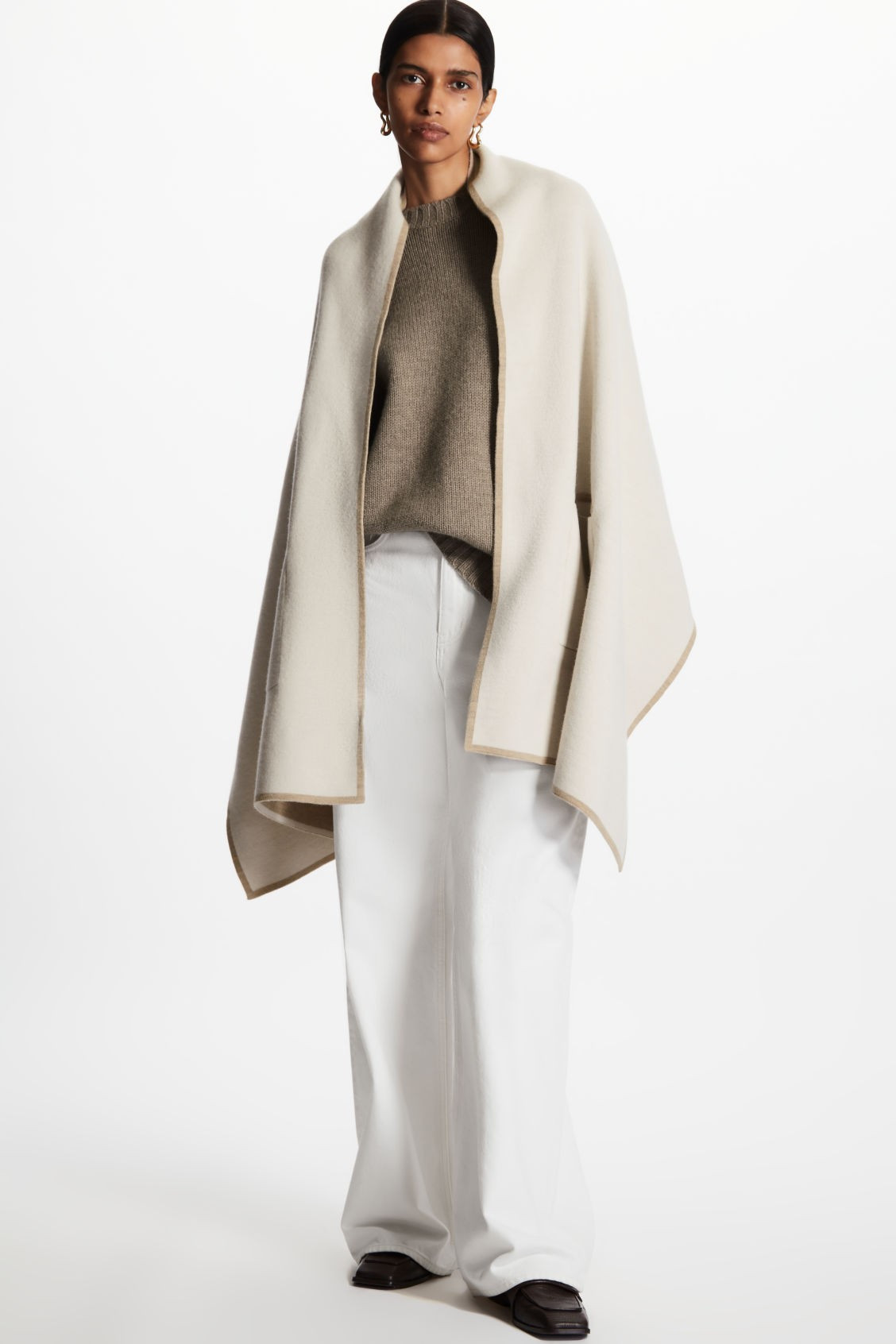WOOL SHAWL - BEIGE - COS | COS (EU)