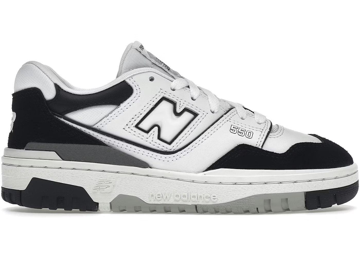 New Balance 550White Black Rain Cloud (GS) | StockX