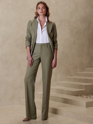 Lido Straight Italian Wool Pant | Banana Republic (US)