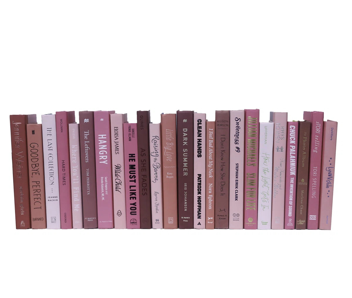 Decorative Books - Pink Books - Pink Books By The Foot | Wayfair North America