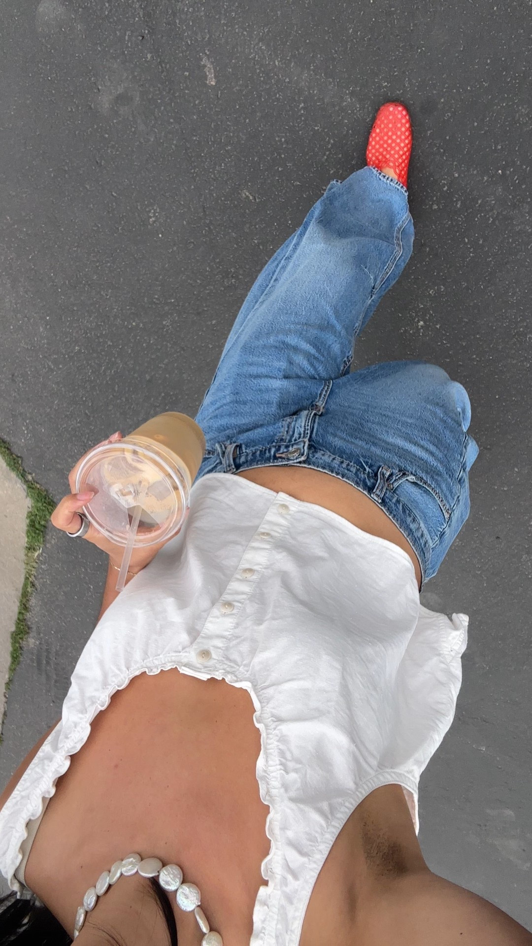 top is past season madewell, linking similar options!! 