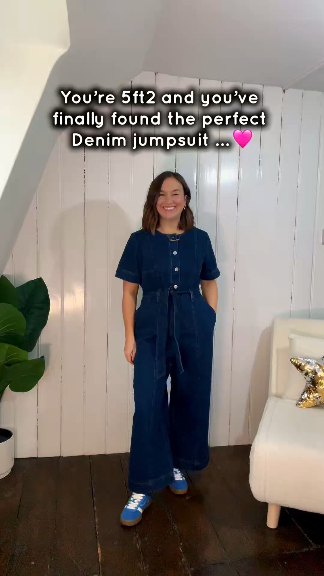 Love this denim jumpsuit! I’m wearing a size 12.

#LTKuk #LTKstyletip #LTKpetite
