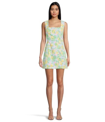Lilly Pulitzer Women's Kalinara Skirted Romper, Bluette Make Lemonade | Amazon (US)