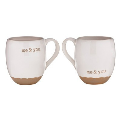 tagltd Me & You You & Me Mug Set of 2 16 oz | Target