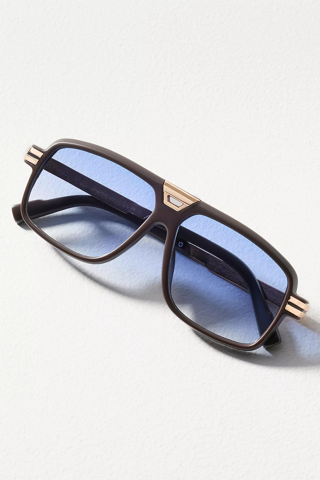I-SEA Matte Aviator Sunglasses | Anthropologie (US)