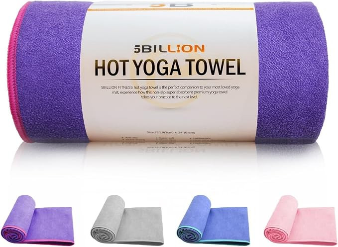 5BILLION FITNESS Microfiber Yoga Towel for Yoga Mat 24x72 inch,61 x 183cm Hot Yoga Towel, Non Sli... | Amazon (CA)