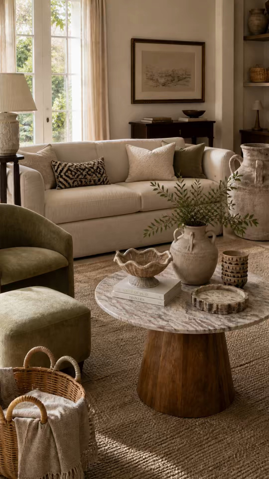 This is what “collected” looks like when it finally clicks ☺️🤎

Soft neutrals, real textures, and a sofa that actually invites you to sit down and stay awhile. Nothing forced, nothing overdone—just a space that feels calm the second you walk in✨

#LTKSeasonal #LTKHome #LTKSaleAlert