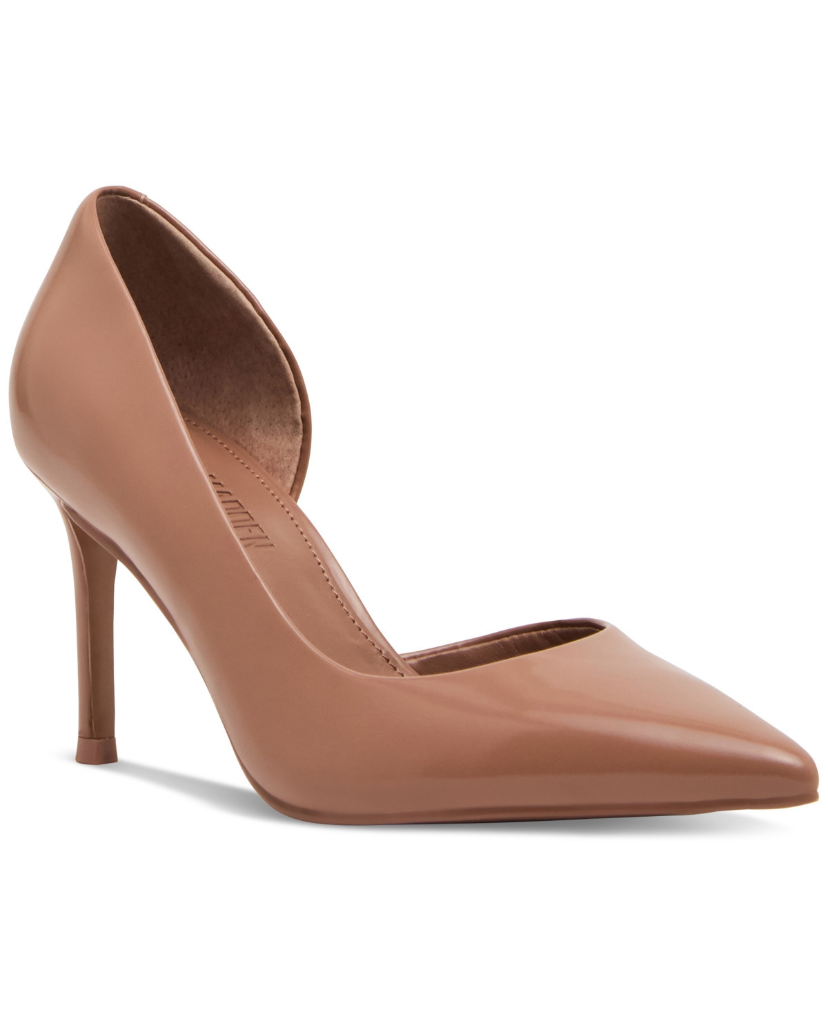 Steve Madden Women's Nula D'Orsay Mid-Heel Pumps - Mocha | Macy's