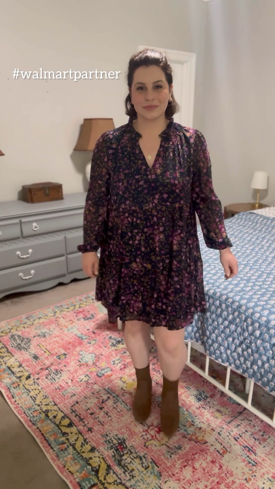 I KNOW, I KNOW. It’s July but I’m sharing fall style. Listen, we know it’ll be here before we know it and there’s MAJOR sellout risk because these pieces are 🔥 

Love the skirts and bodysuit as a great base for work- add cardigan or blazer to make it perfect. 
Sizes: Wearing a L in the printed mini dress, skirts, bodysuits 
Wearing a M in the knits - dress and cardigan 
Wearing a 12 in the jeans. They run LONG and a smidgen small so you may want to size up if in between and if under 5’7 get them hemmed. 

#walmartpartner #walmartfashion @WalmartFashion @walmart 