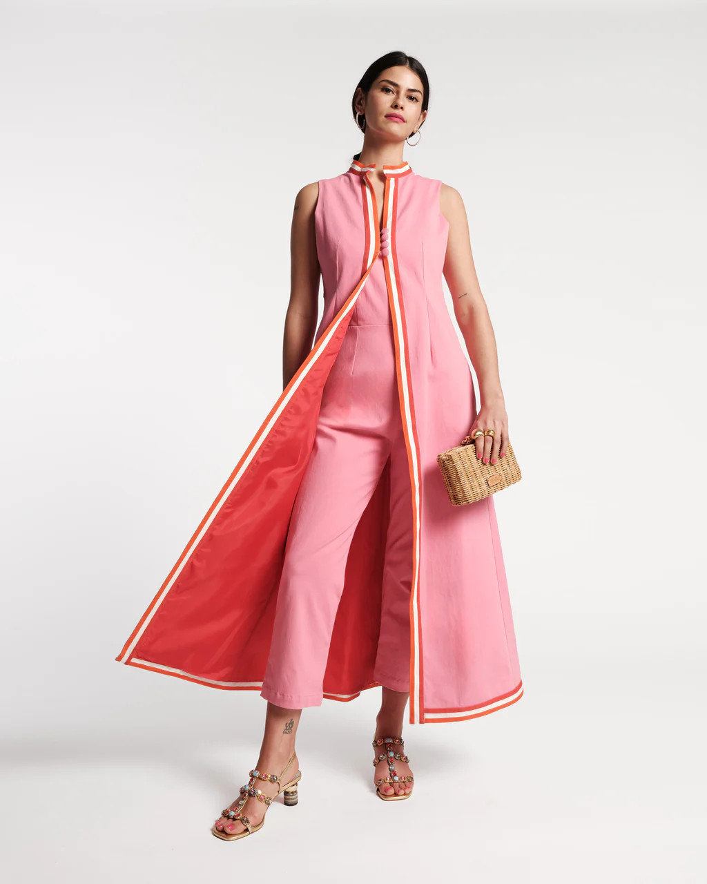 Susie Jumpsuit Set Pink | Frances Valentine