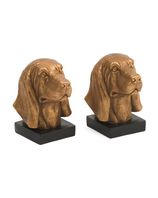 2pc 8.5in Basset Hound Bookends Set | Pillows & Decor | Marshalls | Marshalls