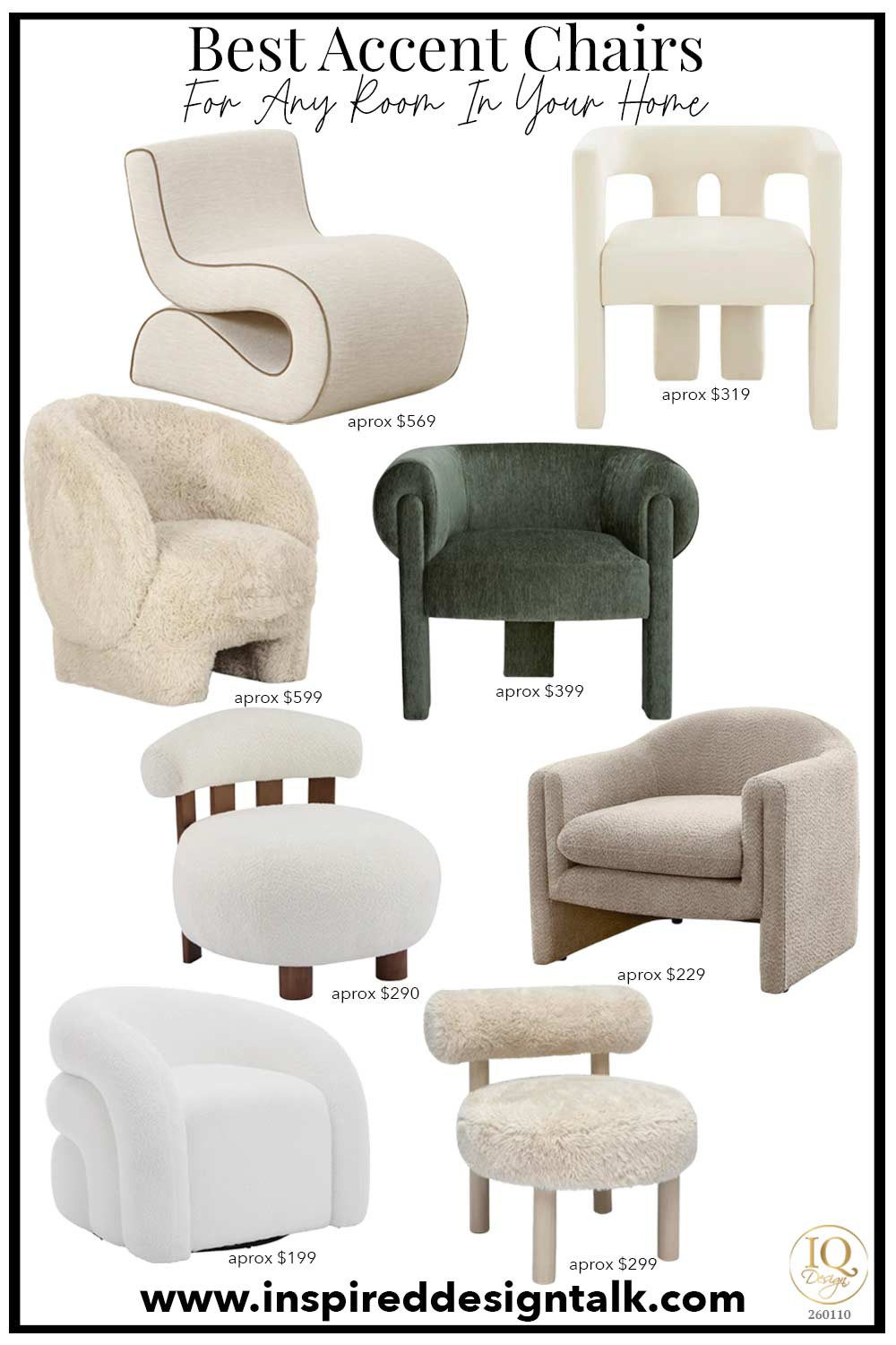 Statement Accent Chairs with fur, velvet, boucle, and sculptural frames. These are like works of art for your living room, bedroom, home office, she cave, family room, or entryway home decor.
Email 1/11/26 

 

#LTKmomlife #LTKOver40 #LTKHome