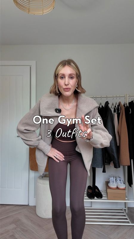 One gym set, 3 outfits:- school run- WFH zoom meeting- daily dog/coffee walkHow to make your gymwear work harder in your everyday wardrobe #varley #leggings #athleisure 

#LTKVideo #LTKfitness #LTKstyletip