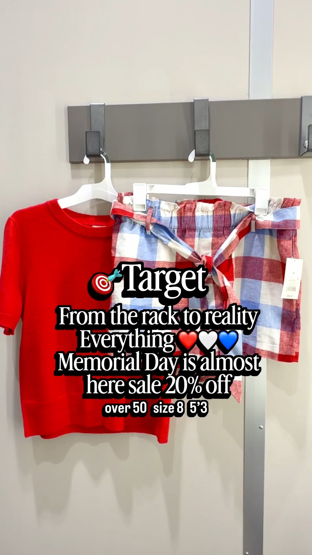 A little red white and blue mix n match Target try on for Memorial Day! Clothes and shoes are 20% off until Sunday!  Everything was a size medium except the navy top with the skirt that was a large because they had no medium. I will say the medium skirt was big I’d size down to a small. Summer outfits

#LTKmomlife #LTKSaleAlert #LTKOver40