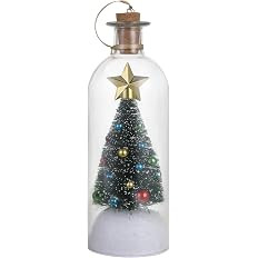 Mr. Christmas 8 in Recordable Christmas Message in a Bottle Ornament – Glass Holiday Decoration... | Amazon (US)