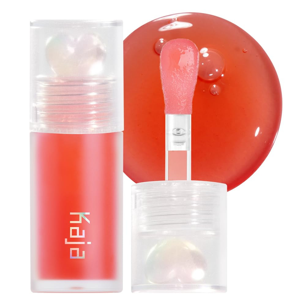 Kaja Juicy Glass Lip Plumping Oil | 02 Raspberry Refresher | Hydrating, Feel Plumped and Lightwei... | Amazon (US)