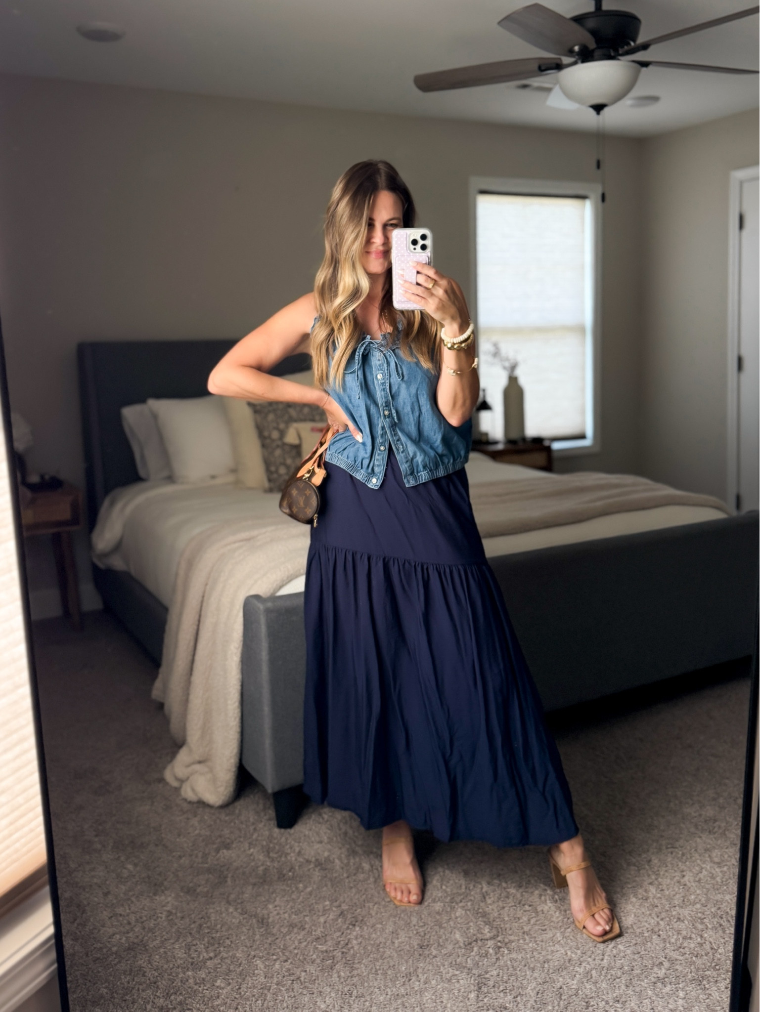 Such an easy throw on and go summer outfit. I’ve worn this skirt a lot since last summer. It fits true to size-I’m in a small. My @Gibsonlook discount code is GLADDING10

This tank is a cute must have this summer from Walmart. Also fits true to size. I’m in a small.

#LTKOver40 #LTKSeasonal #LTKgrwm