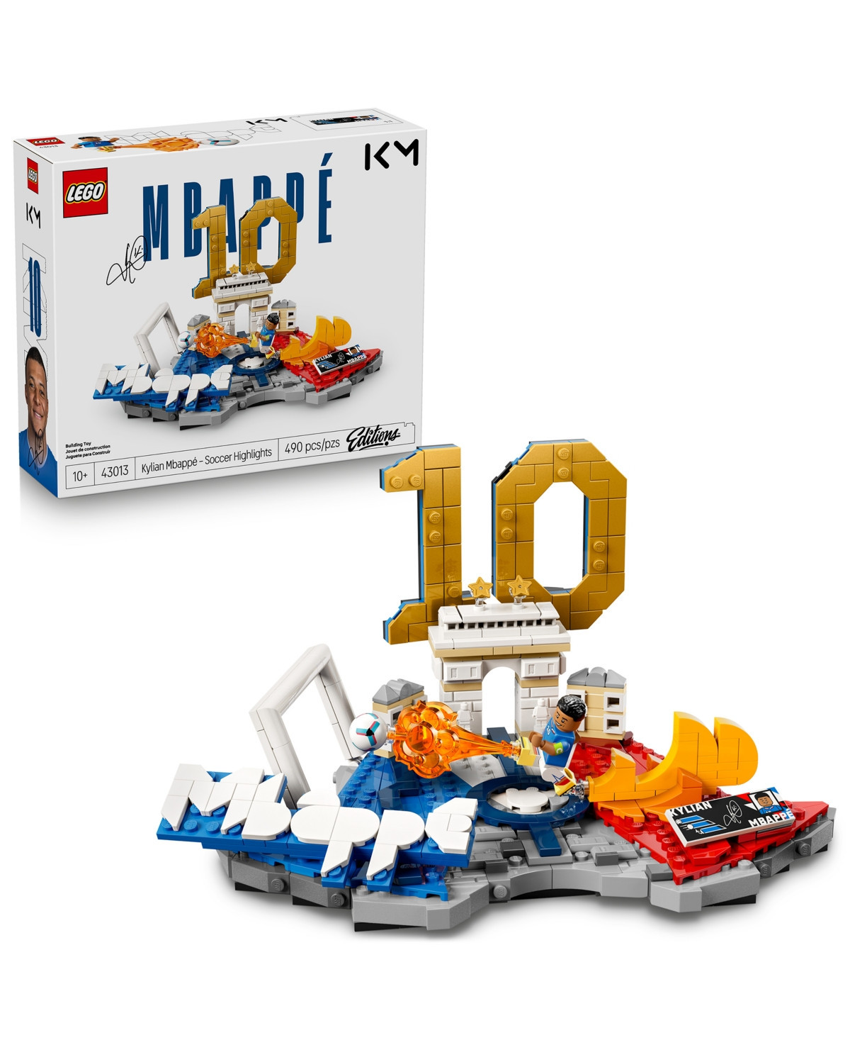 Lego Editions Kylian Mbappe Soccer Highlights 43013, 490 Pieces | Macy's