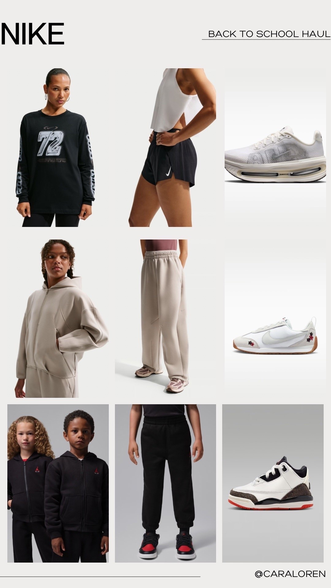 Everything from today’s @nike back to school haul #teamnike #ad