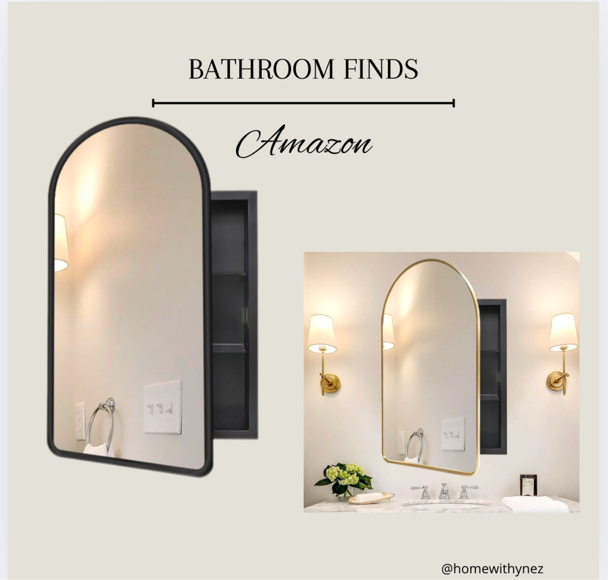 Aesthetic Medicine Cabinet | Bathroom Finds | Amazon 

#LTKHome