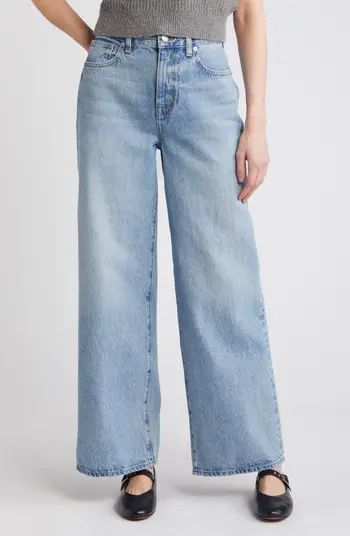 Madewell High Waist Superwide Leg Jeans | Nordstrom | Nordstrom