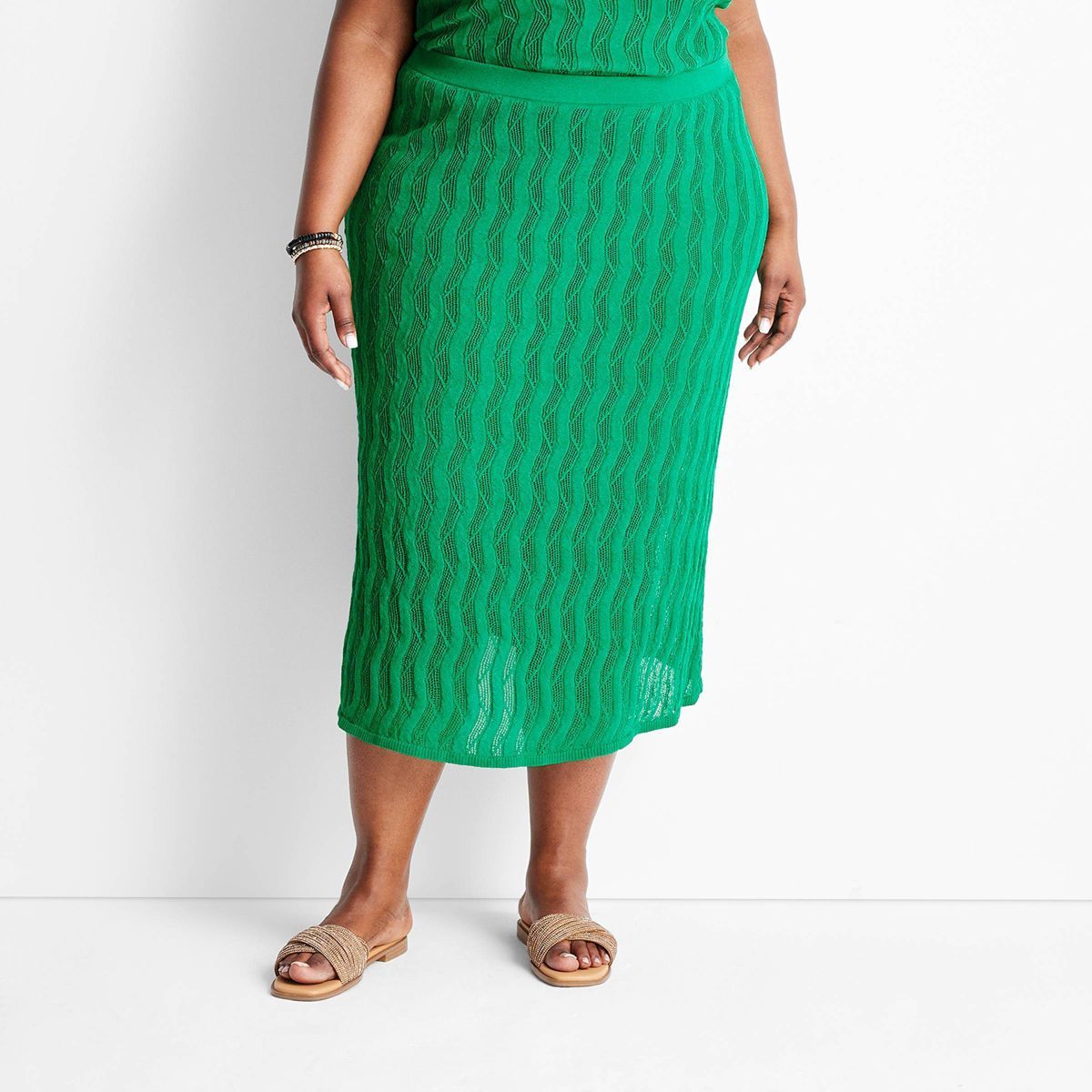Women's Open Stitch Sweater Maxi Skirt - Future Collective™ with Jenee Naylor | Target