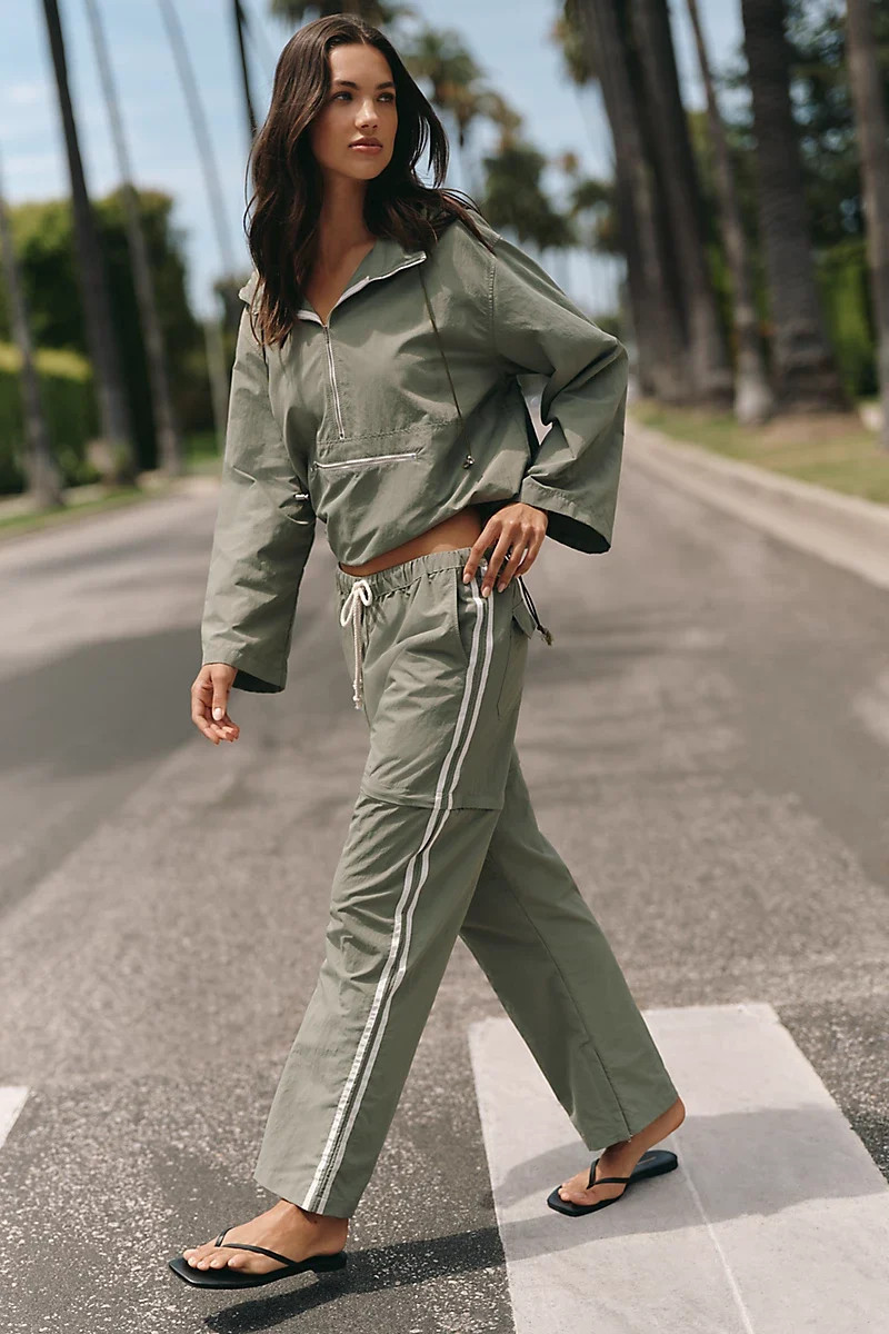 Nylon Zip Pants | Shop Simon