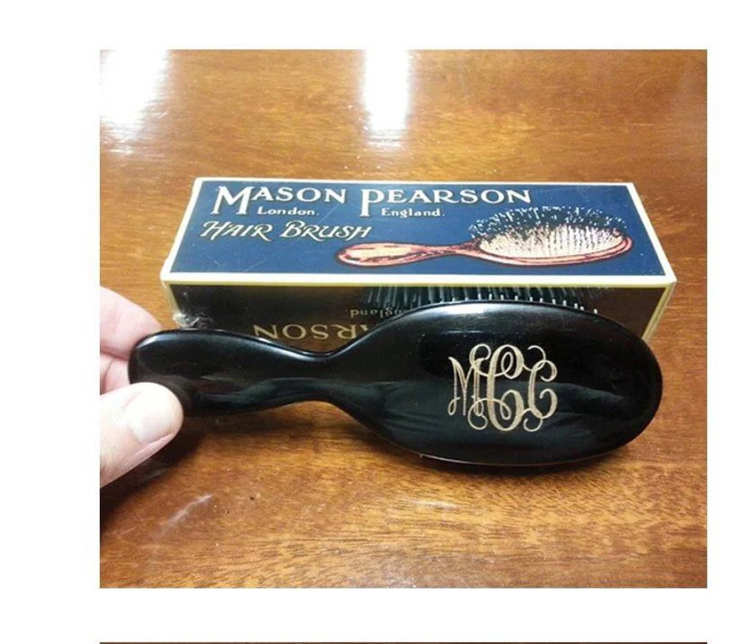 Mason Pearson Handy Pure Boar Bristle Hairbrush - Dark Ruby - Etsy | Etsy (US)