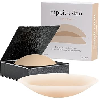 Nippies Extra Nipple Covers for Women – Thicker Adhesive Silicone Bra Pasties for Strapless Dre... | Amazon (US)