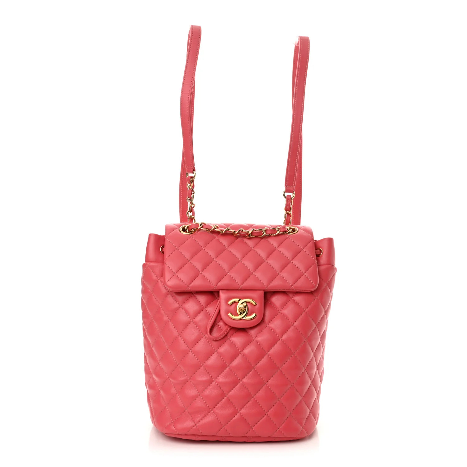 Lambskin Quilted Small Urban Spirit Backpack Pink | FASHIONPHILE (US)