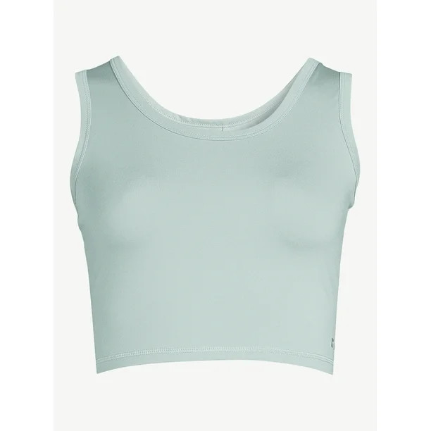 Free Assembly Women's Cropped Tank Top with Scoop Back - Walmart.com | Walmart (US)