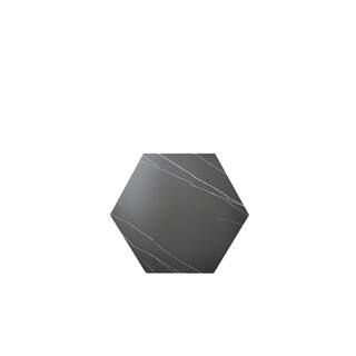 Bex Hexagon 6 in. x 6.9 in. Noir 2.3mm Stone Peel and Stick Backsplash Tile (6.5 sq.ft./30-Pack) | The Home Depot
