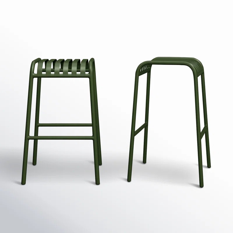 Abra 29.7'' Backless Outdoor Bar Stool | AllModern