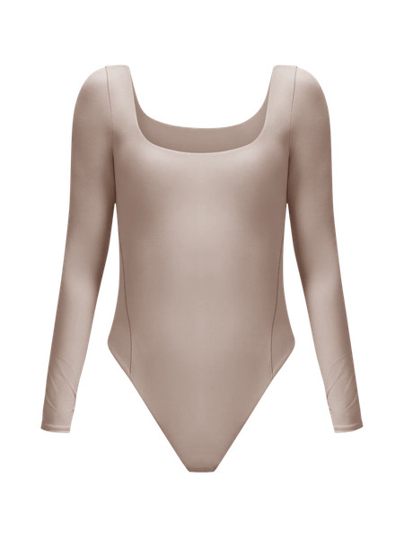 Wundermost Ultra-Soft Nulu Square-Neck Long-Sleeve Bodysuit | Women's Long Sleeve Shirts | lulule... | Lululemon (US)