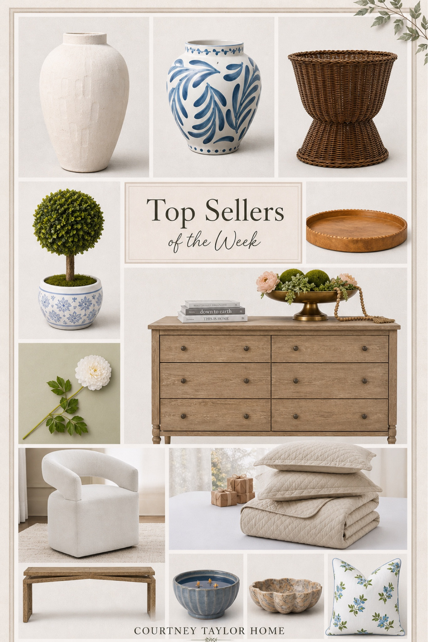 These were your top sellers last week! Everything from my affordable designer dupe dresser, to my gorgeous new bedding and spring florals it’s no wonder why you all grabbed these! 

#LTKHome
