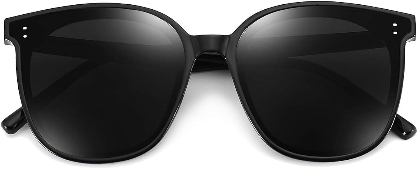 Oversized Square Sunglasses for Women Vintage Glasses with Flat Lens Fashion Shades | Amazon (US)