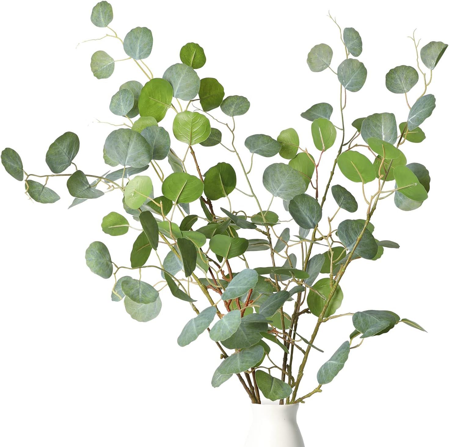Melorca&Guilla Artificial Plants,6PCS 43.3" Faux Eucalyptus Stems Faux Branches for Vase,Faux Gre... | Amazon (US)