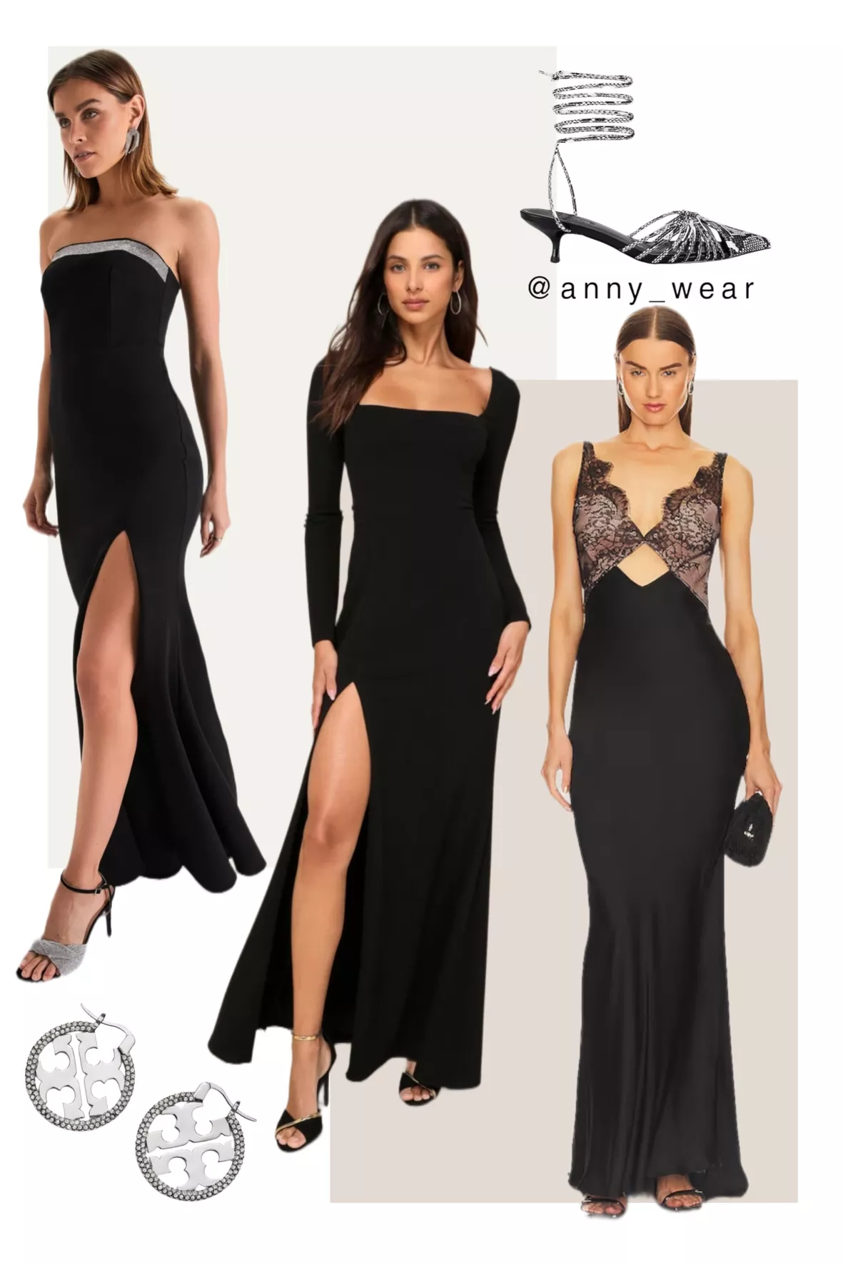 Black velvet lace slip maxi dress curated on LTK
