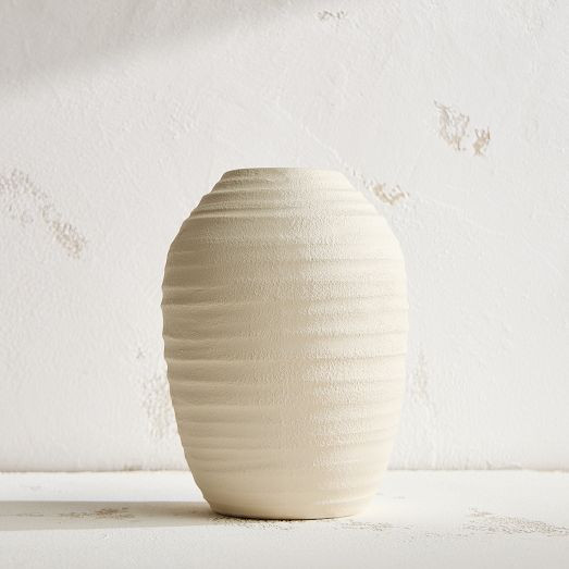 Ceramic Fluted Vases & Centerpiece Bowl | West Elm (US)