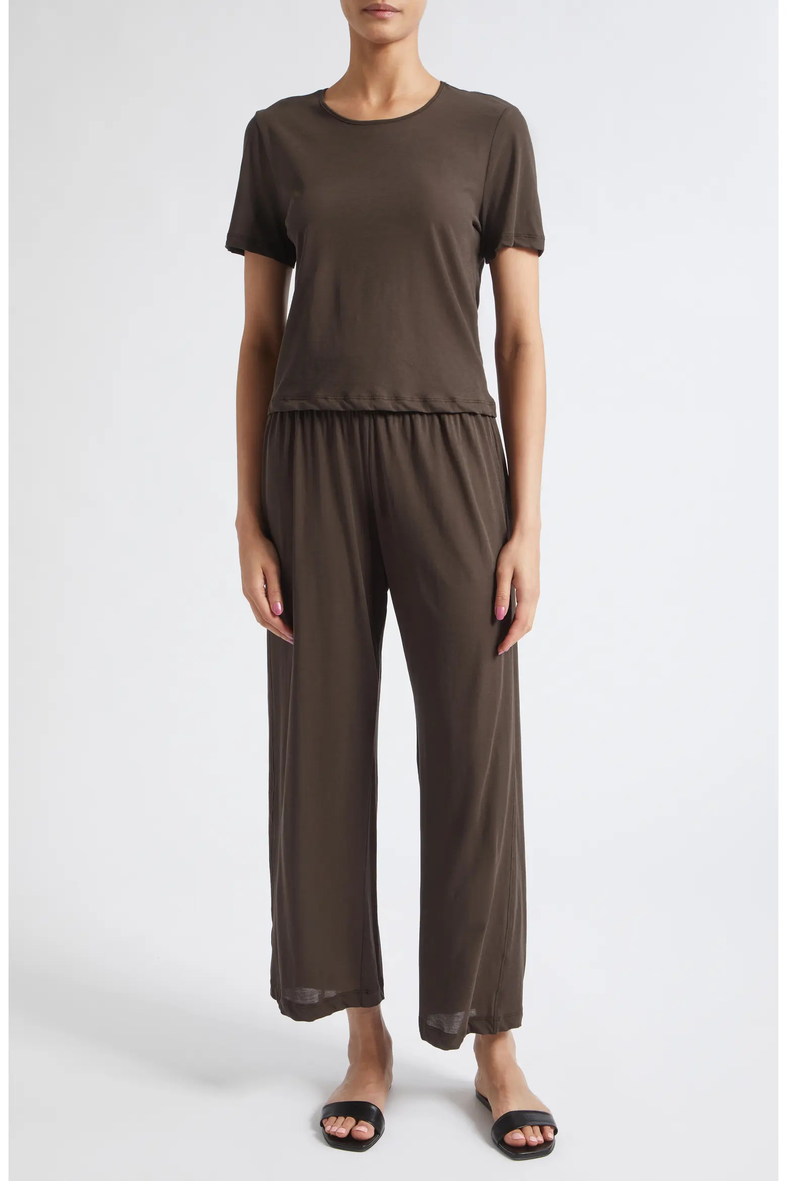 LESET Milo Crop Cotton Pants (Women) | Nordstrom | Nordstrom
