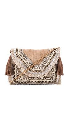SHASHI Leela Clutch in Natural from Revolve.com | Revolve Clothing (Global)