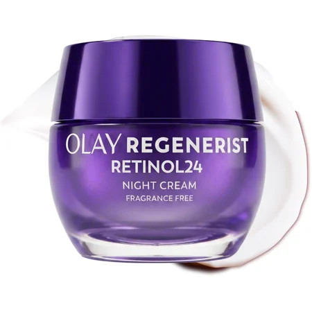 Olay Retinol 24 Night Cream Regenerist Anti-Aging Moisturizer Fragrance-Free 1.7fl oz | Walmart (US)