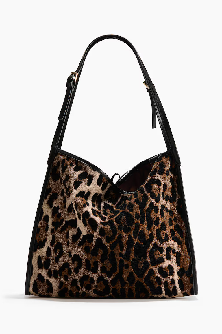 H & M - Tote Bag - Beige/Leopard Print | H&M (US, CA, MX)