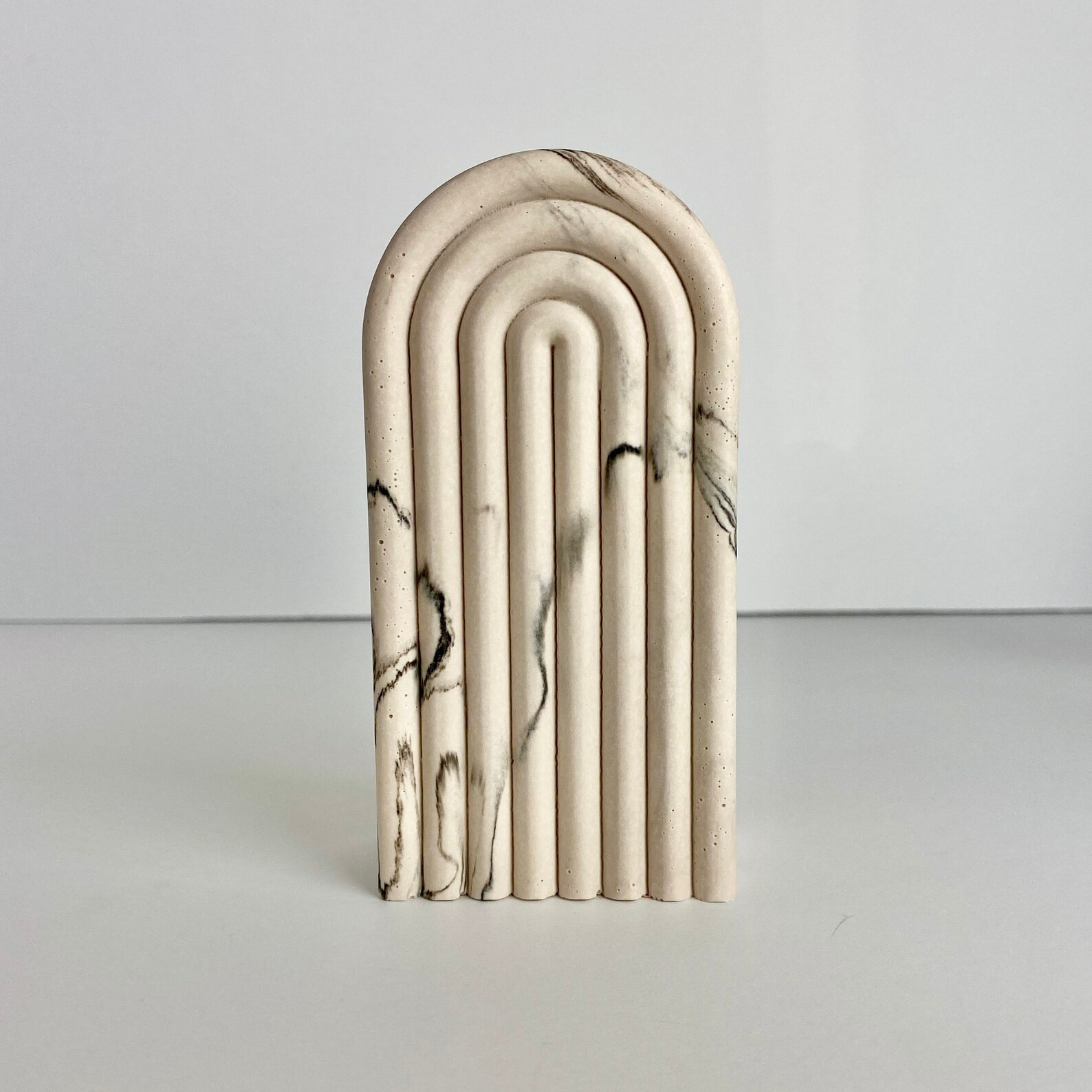 Rainbow Block Decor, Book End  | Marble Swirl | Eco-Resin | Etsy (US)