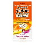 Infants' Motrin Concentrated Liquid Medicine Drops with Ibuprofen, Berry, 1 fl. oz | Amazon (US)