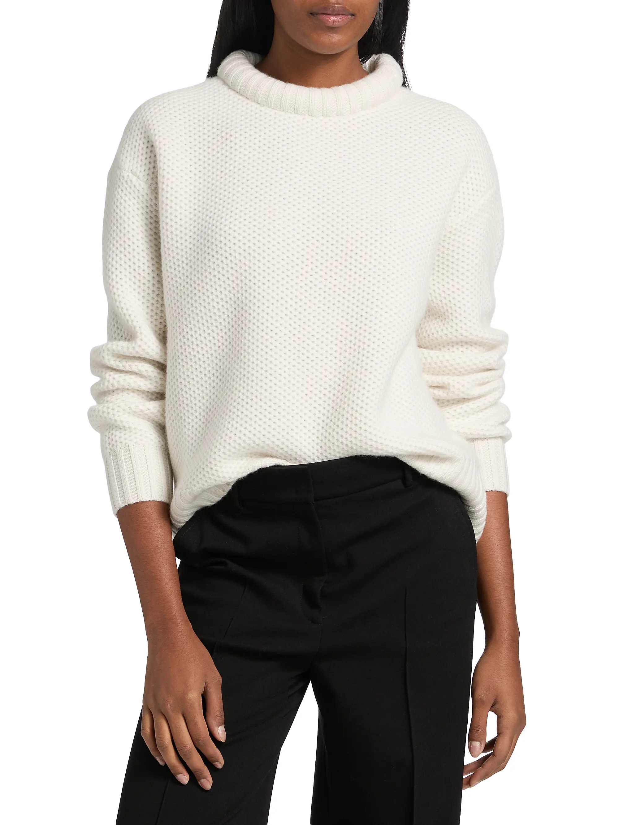 Waffle Cashmere Thermal Sweater | Saks Fifth Avenue