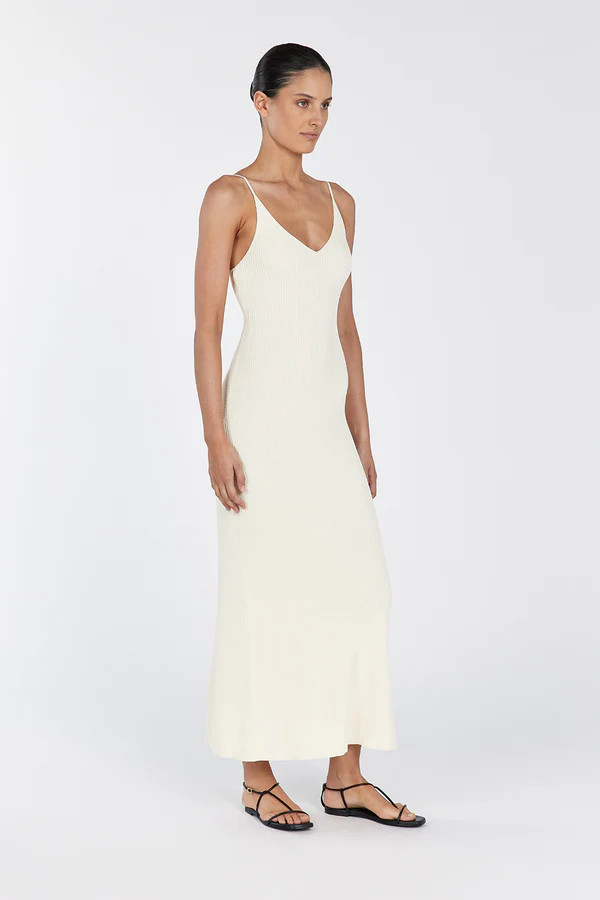 TORI LEMON KNIT MIDI DRESS | DISSH