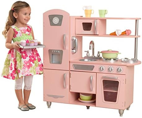 Kidkraft Vintage Kitchen in Pink | Amazon (US)